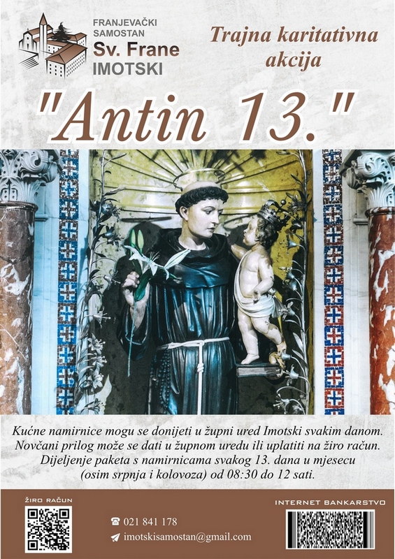 Trajna karitativna akcija Antin 13.