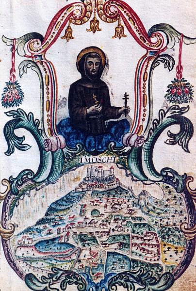 crtež Pietro Corir 1774.